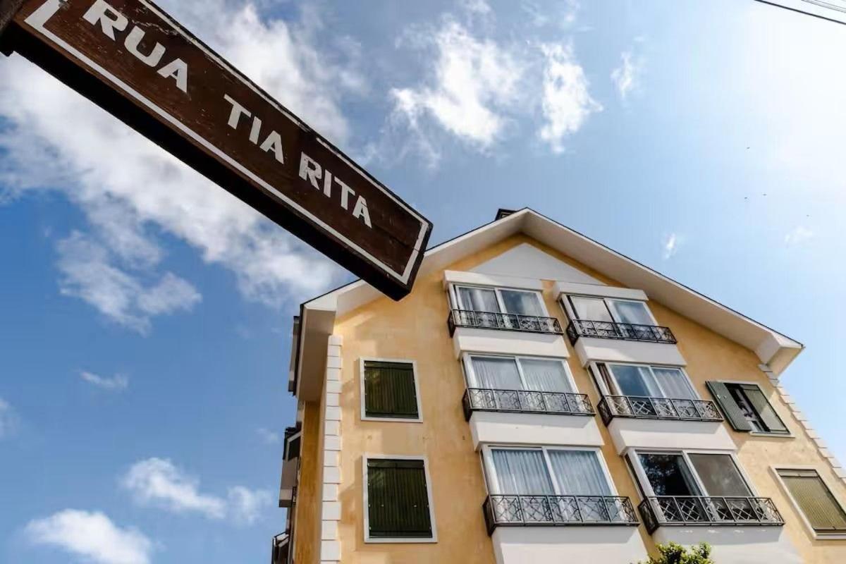 Apartamento Locar-In Gramado - 200 M Da Rua Coberta Exterior foto