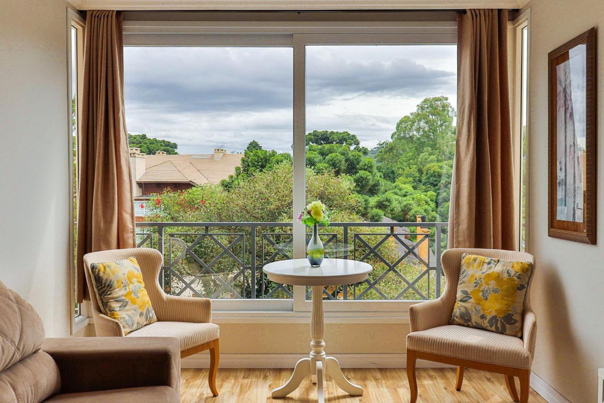 Apartamento Locar-In Gramado - 200 M Da Rua Coberta Exterior foto
